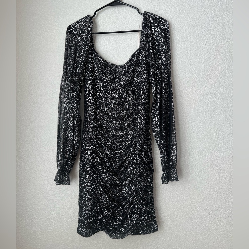 NWT BCBGeneration Black and Silver Dress, 4